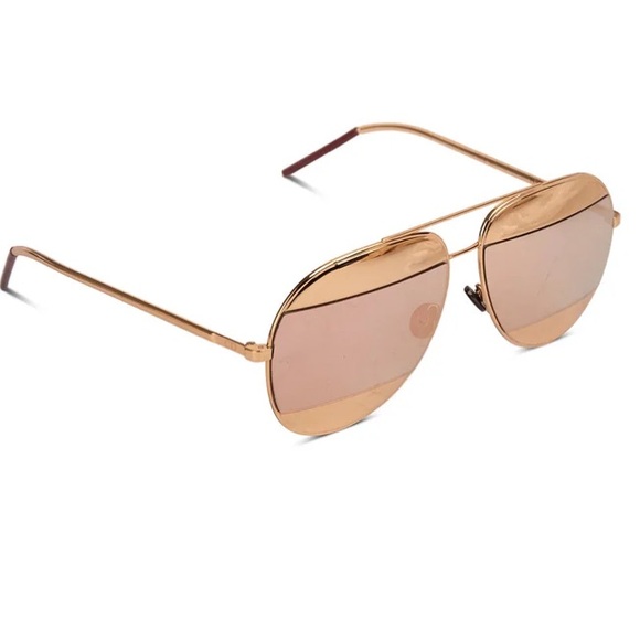 CHRISTIAN DIOR
Split 1 Aviator Sunglasses Rose Gold - Picture 2 of 10